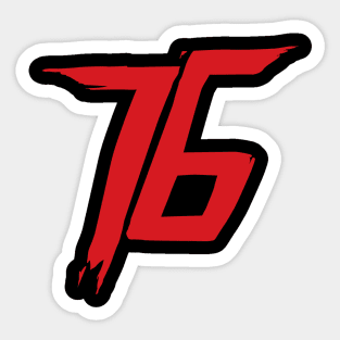 Soldier 76 logo Sticker